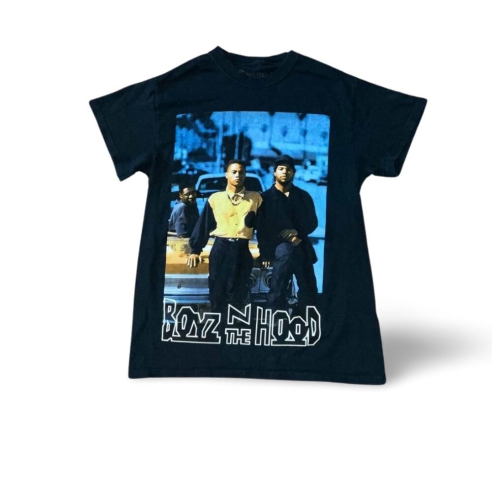 Boys in the Hood Graphic Short Sleeve Crew Neck Tee Black Size S